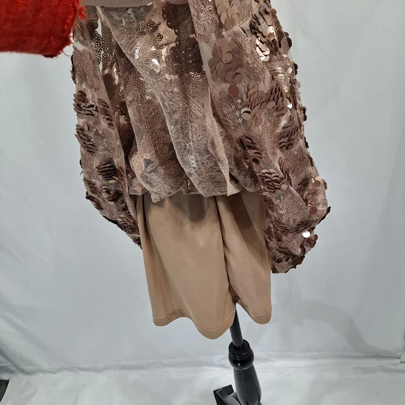 Lulu's Gold Got That Glam Sequined Dress - Picture 12 of 16